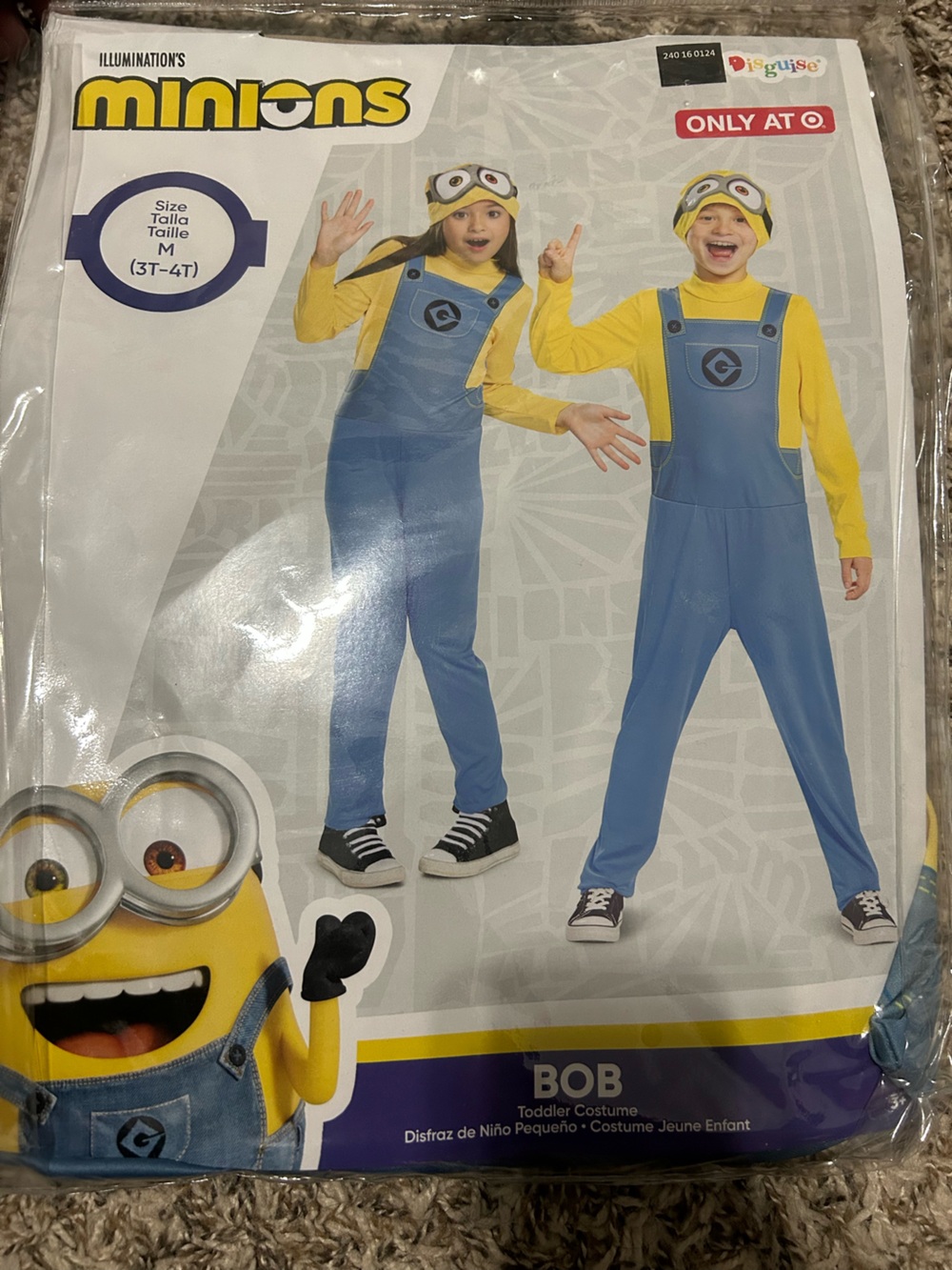 Minions Halloween costume 3T 4T